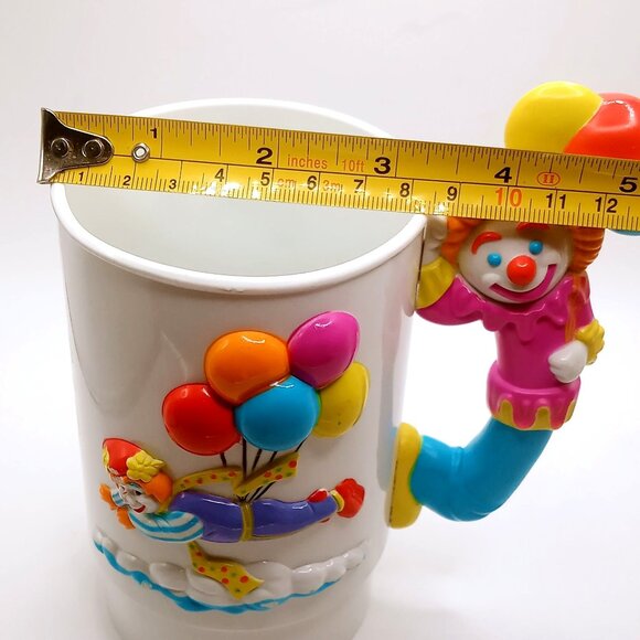 Ringling Bros. Barnum & Bailey Circus Clown Balloon Handle Cup Mug Vintage 1990s - Picture 12 of 12